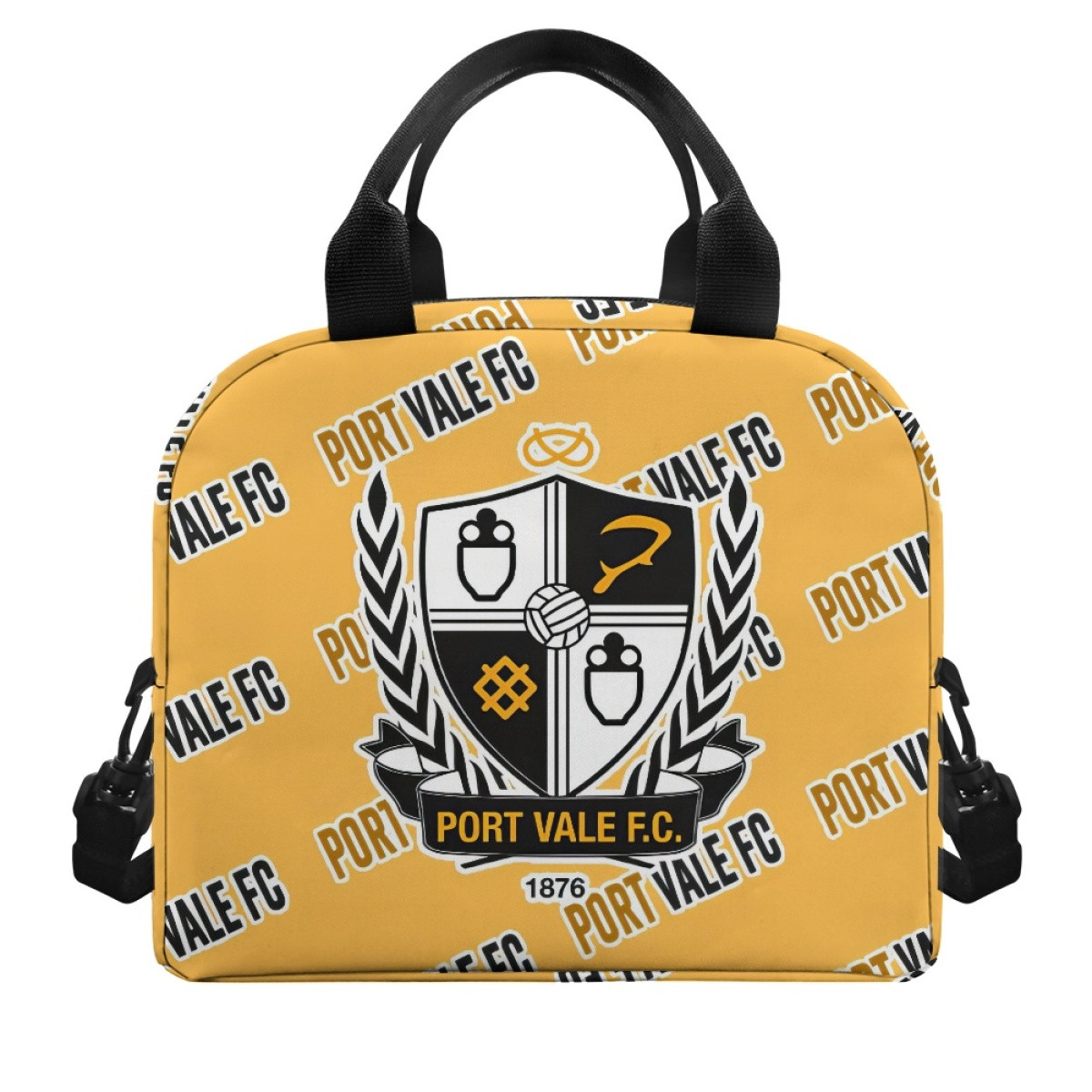 Port Vale FC Insulated Lunch Bag Box - Vale Football Club Medley Monogram Wordmark