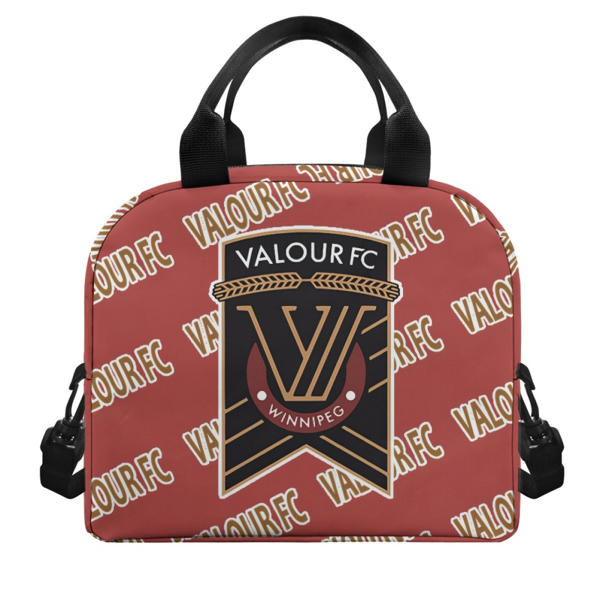 Valour FC Insulated Lunch Bag Box - Valour FC Football Club Medley Monogram Wordmark