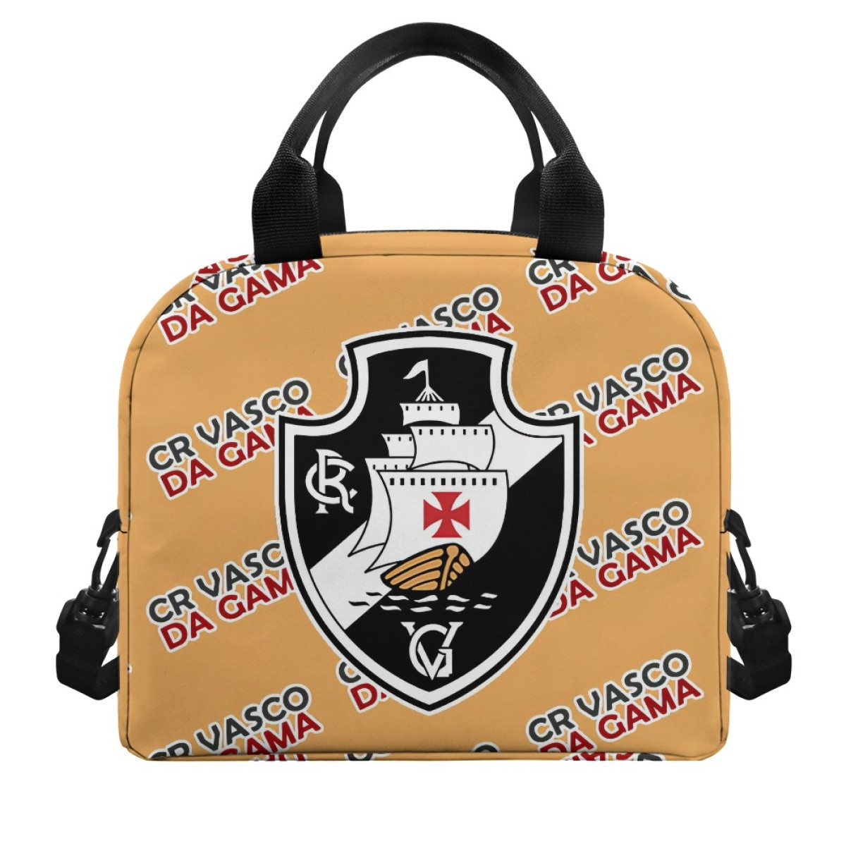 CR Vasco Da Gama Insulated Lunch Bag Box - CR Vasco Da Gama Football Club Medley Monogram Wordmark