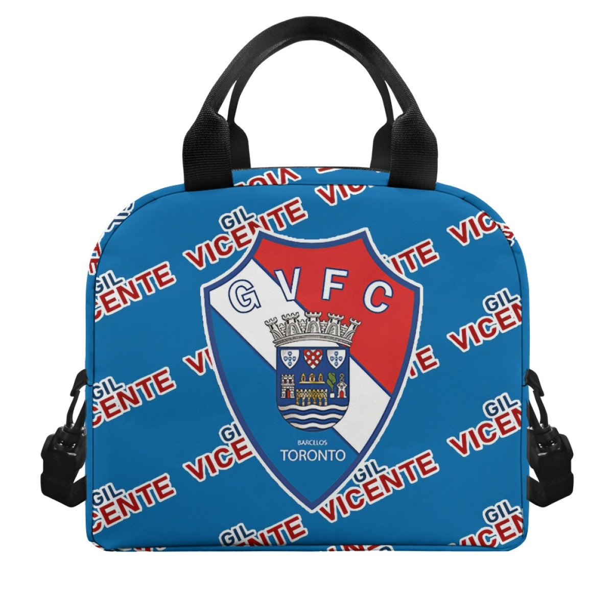 Gil Vicente FC Insulated Lunch Bag Box - Vicente Football Club Medley Monogram Wordmark