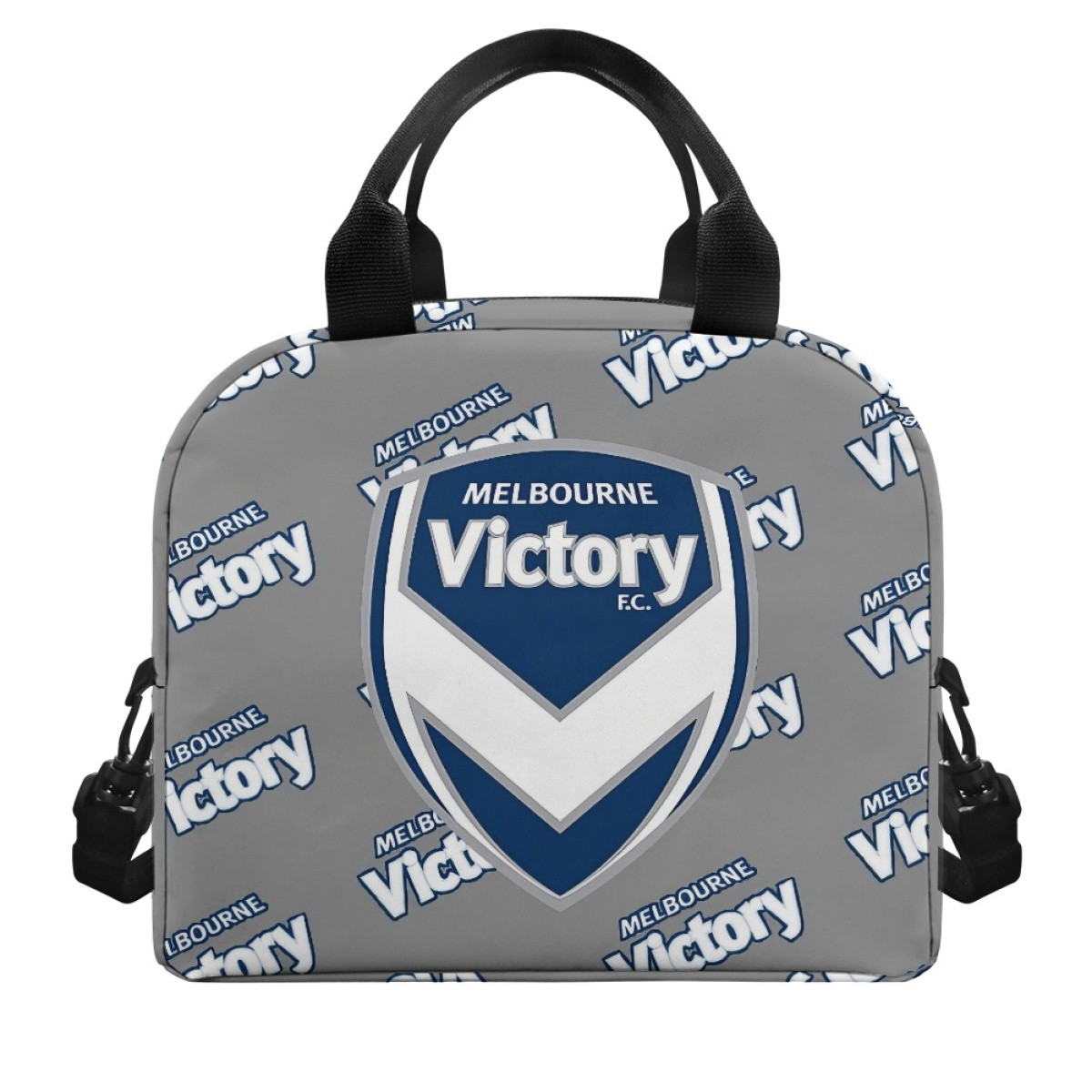 Melbourne Victory FC Insulated Lunch Bag Box - Melbourne Football Club Medley Monogram Wordmark