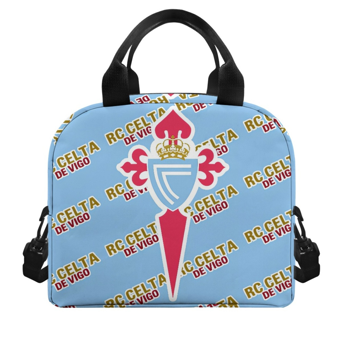 RC Celta DE Vigo Insulated Lunch Bag Box - Vigo Football Club Medley Monogram Wordmark