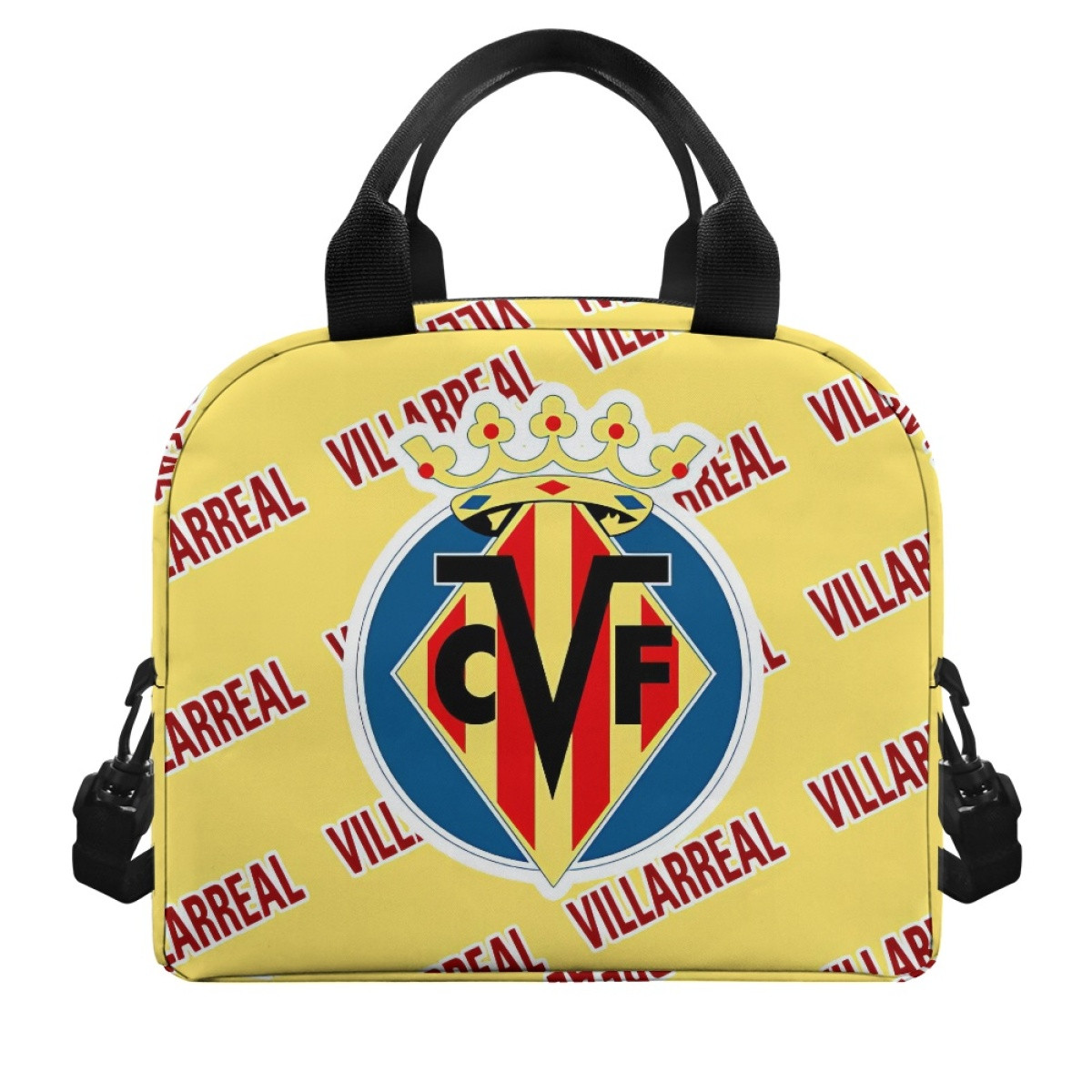 Villarreal CF Insulated Lunch Bag Box - Villarreal Football Club Medley Monogram Wordmark
