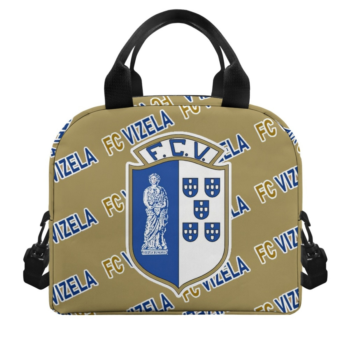 FC Vizela Insulated Lunch Bag Box - Vizela Football Club Medley Monogram Wordmark
