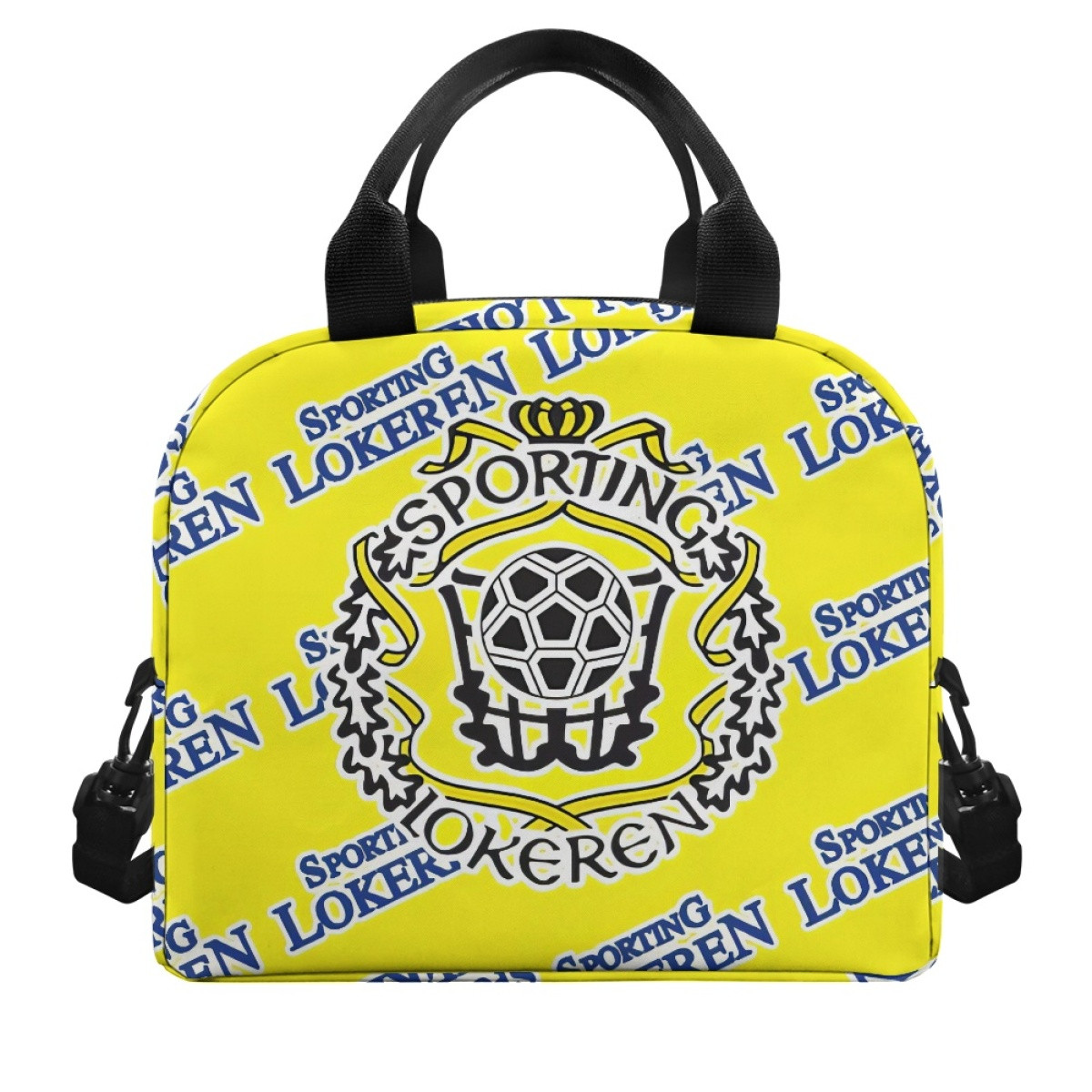 KSC Lokeren Oost Vlaanderen Football Club Insulated Lunch Bag Box - Vlaanderen Football Club Medley Monogram Wordmark