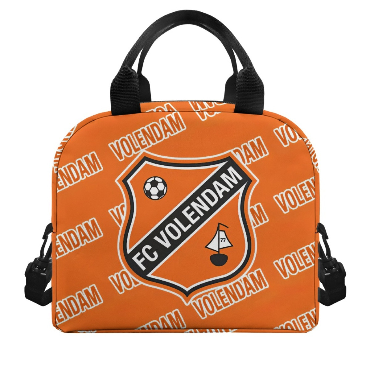 FC Volendam Insulated Lunch Bag Box - Volendam Football Club Medley Monogram Wordmark