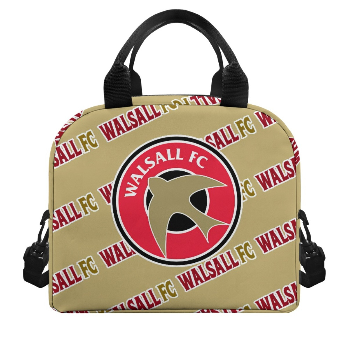 Walsall FC Insulated Lunch Bag Box - Walsall Football Club Medley Monogram Wordmark
