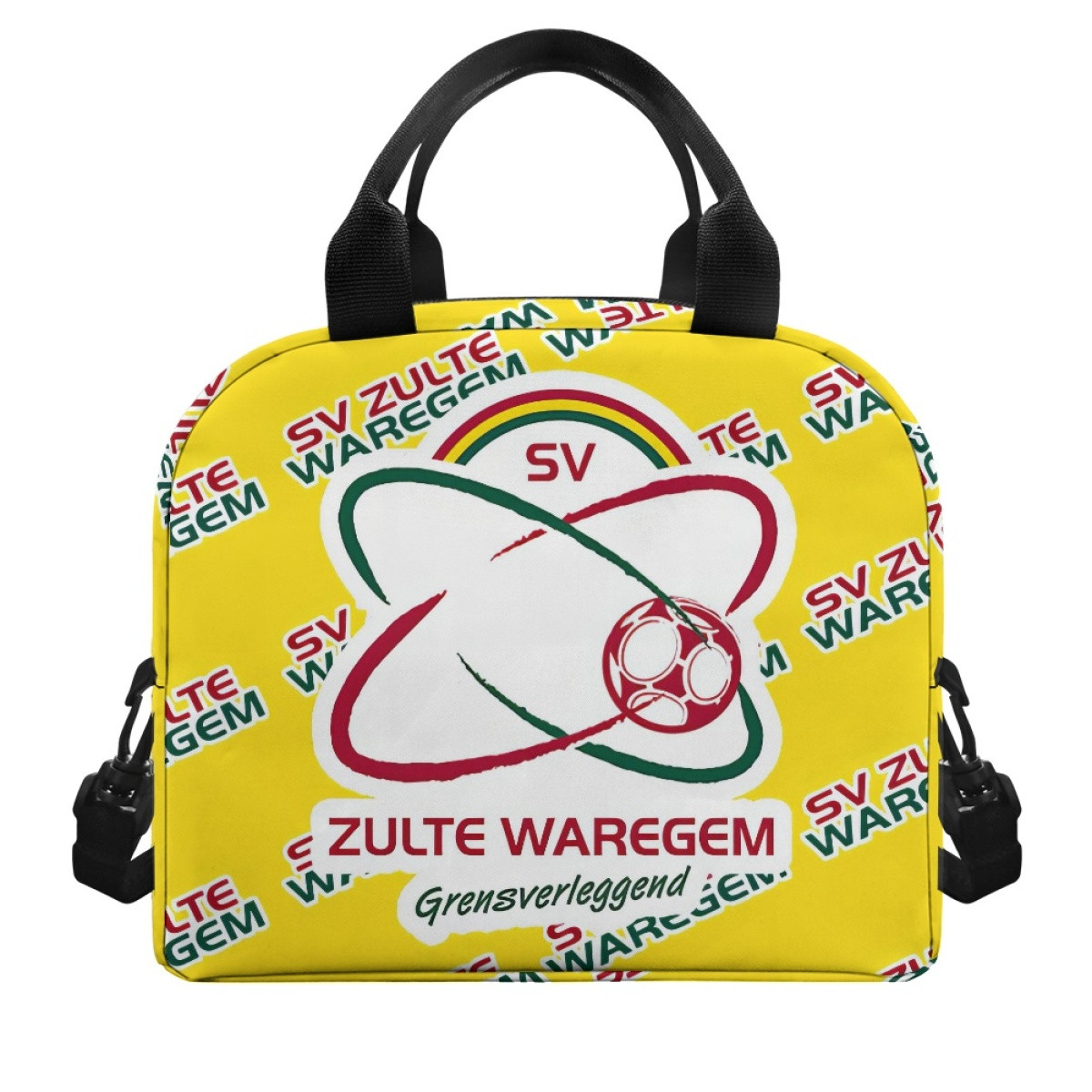 SV Zulte Waregem Insulated Lunch Bag Box - Waregem Football Club Medley Monogram Wordmark