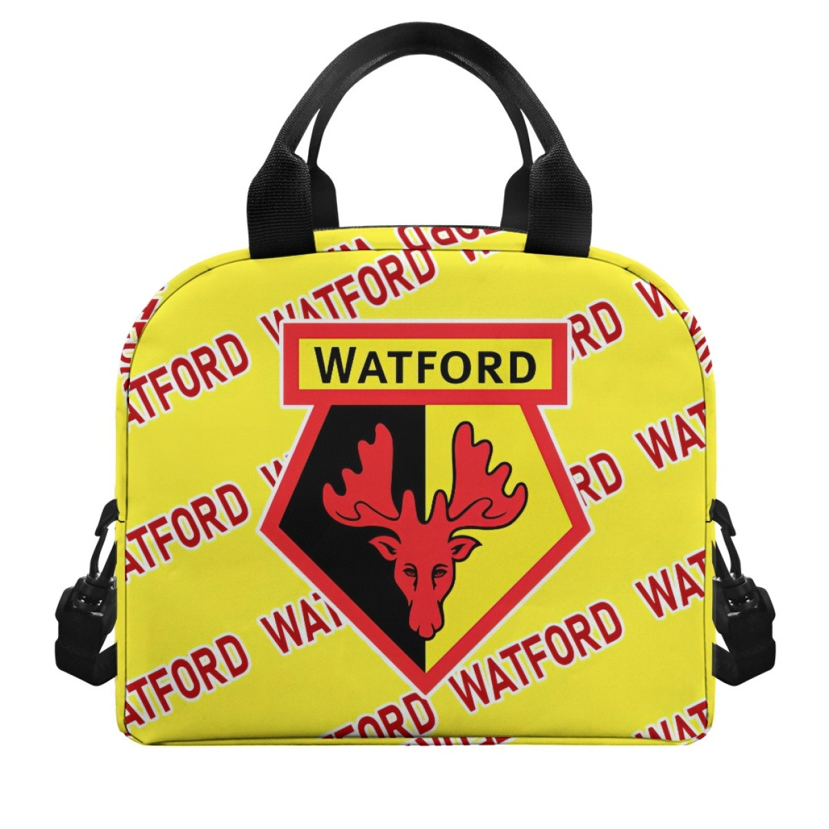 Watford FC Insulated Lunch Bag Box - Watford Football Club Medley Monogram Wordmark