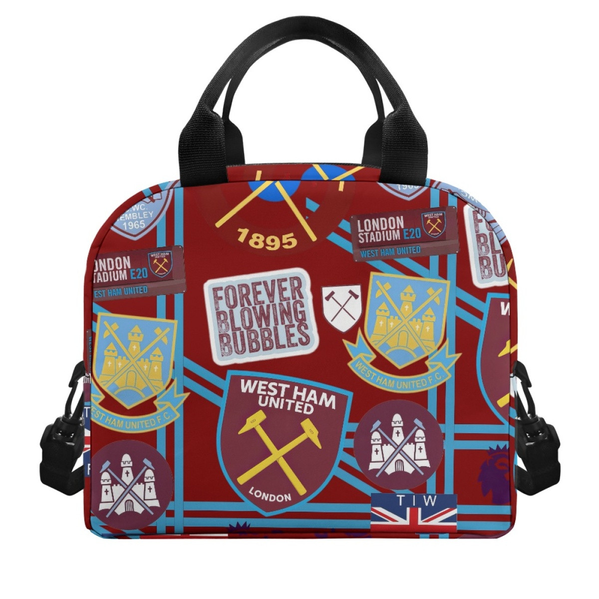West Ham United F.C Lunch Box - West Ham United F.C Mania Collage Logo