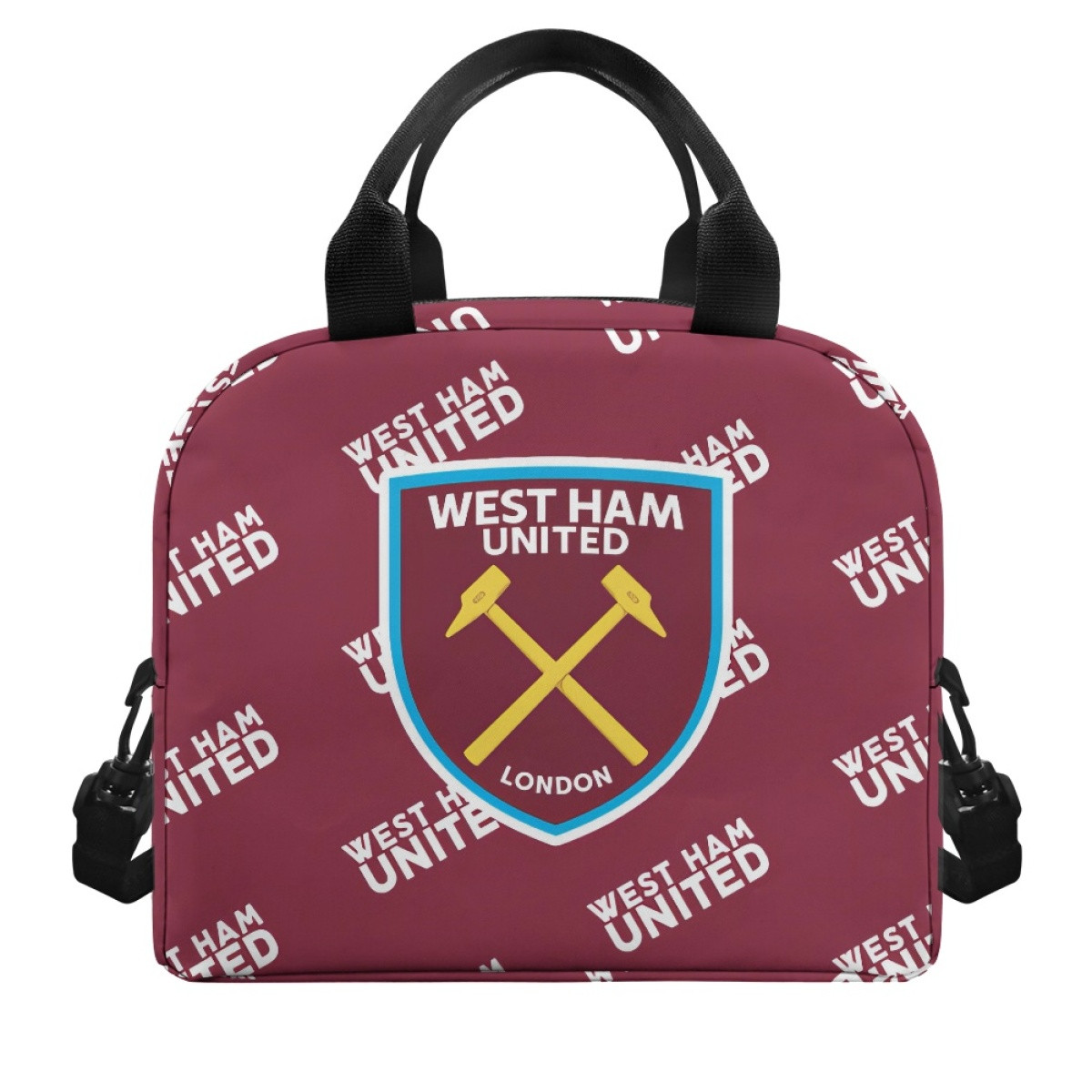 West Ham United Football Club Insulated Lunch Bag Box - West Ham United Football Club Medley Monogram Wordmark