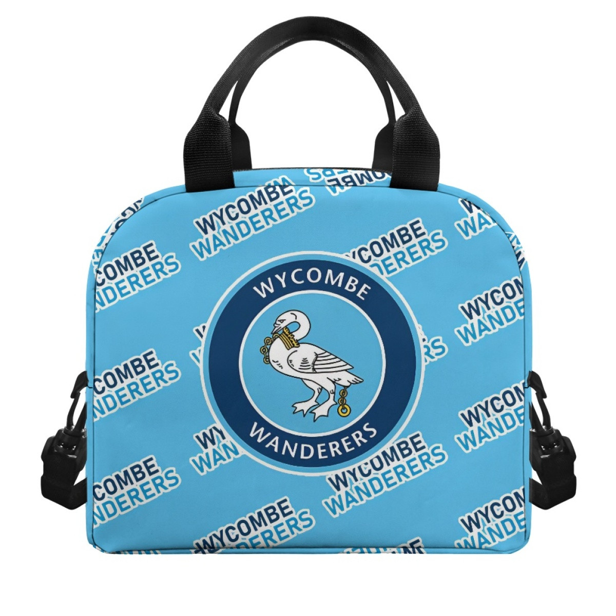 Wycombe Wanderers FC Insulated Lunch Bag Box - Wanderers Football Club Medley Monogram Wordmark
