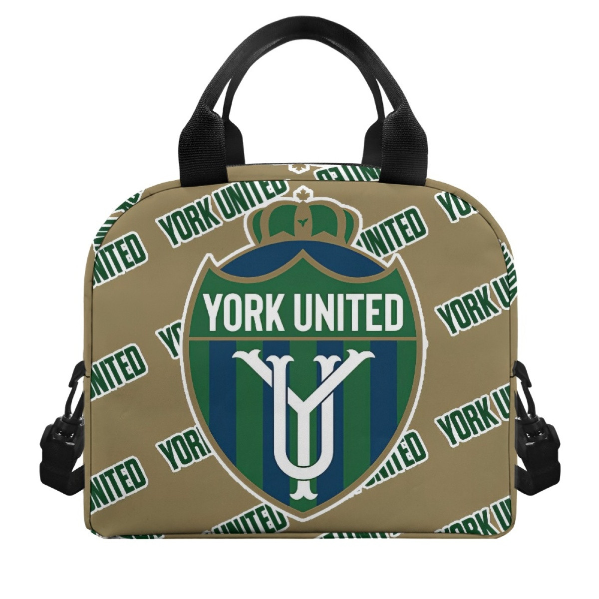 York United FC Insulated Lunch Bag Box - York United FC Football Club Medley Monogram Wordmark