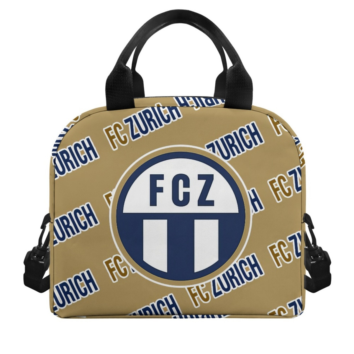 FC Zurich Insulated Lunch Bag Box - Zurich Football Club Medley Monogram Wordmark
