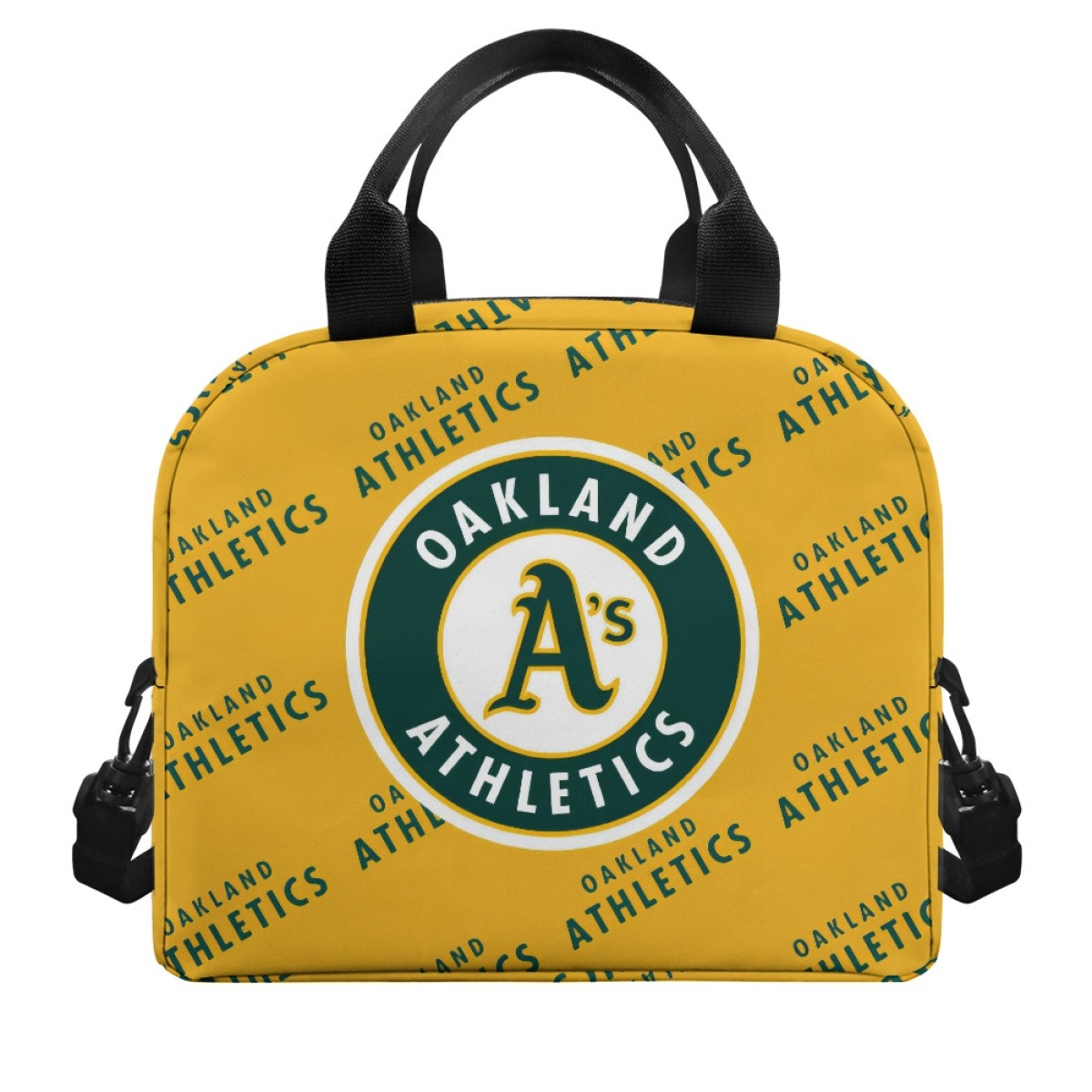 MLB Oakland Athletics Insulated Lunch Bag Box - Oakland Athletics Medley Monogram Wordmark