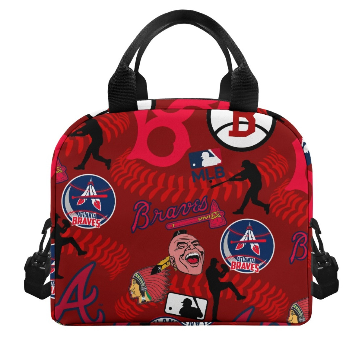 MLB Atlanta Braves Lunch Box - Atlanta Braves Mania Collage Logo