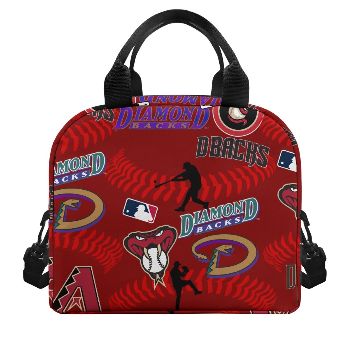 MLB Arizona Diamondbacks Lunch Box - Arizona Diamondbacks Mania Collage Logo
