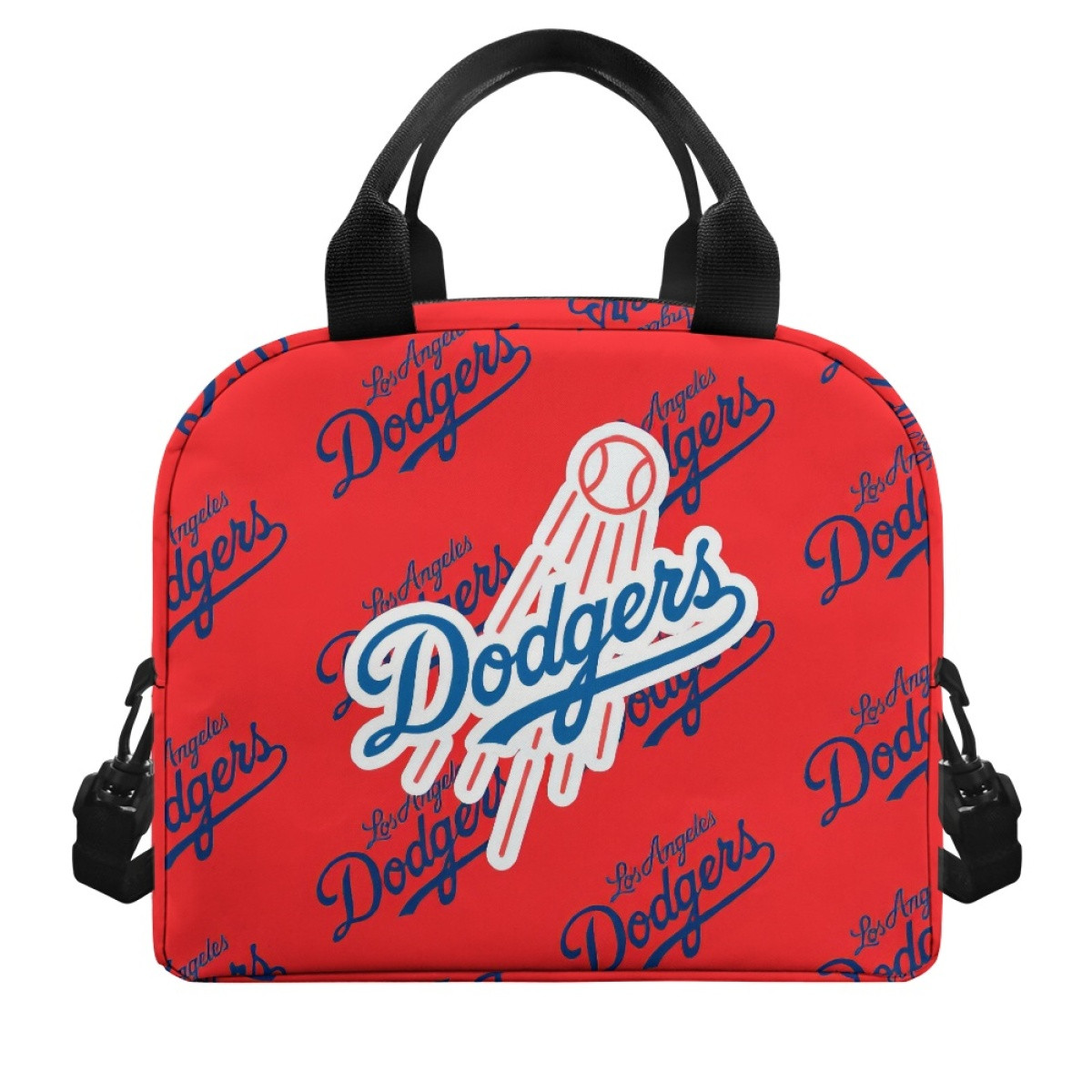 MLB Los Angeles Dodgers Insulated Lunch Bag Box - Los Angeles Dodgers Medley Monogram Wordmark