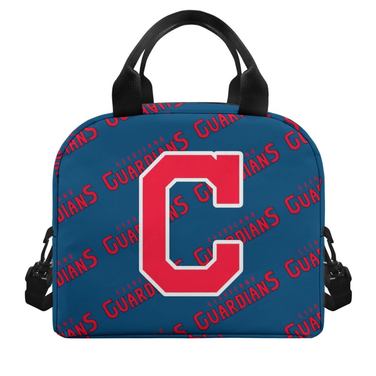 MLB Cleveland Guardians Insulated Lunch Bag Box - Cleveland Guardians Medley Monogram Wordmark