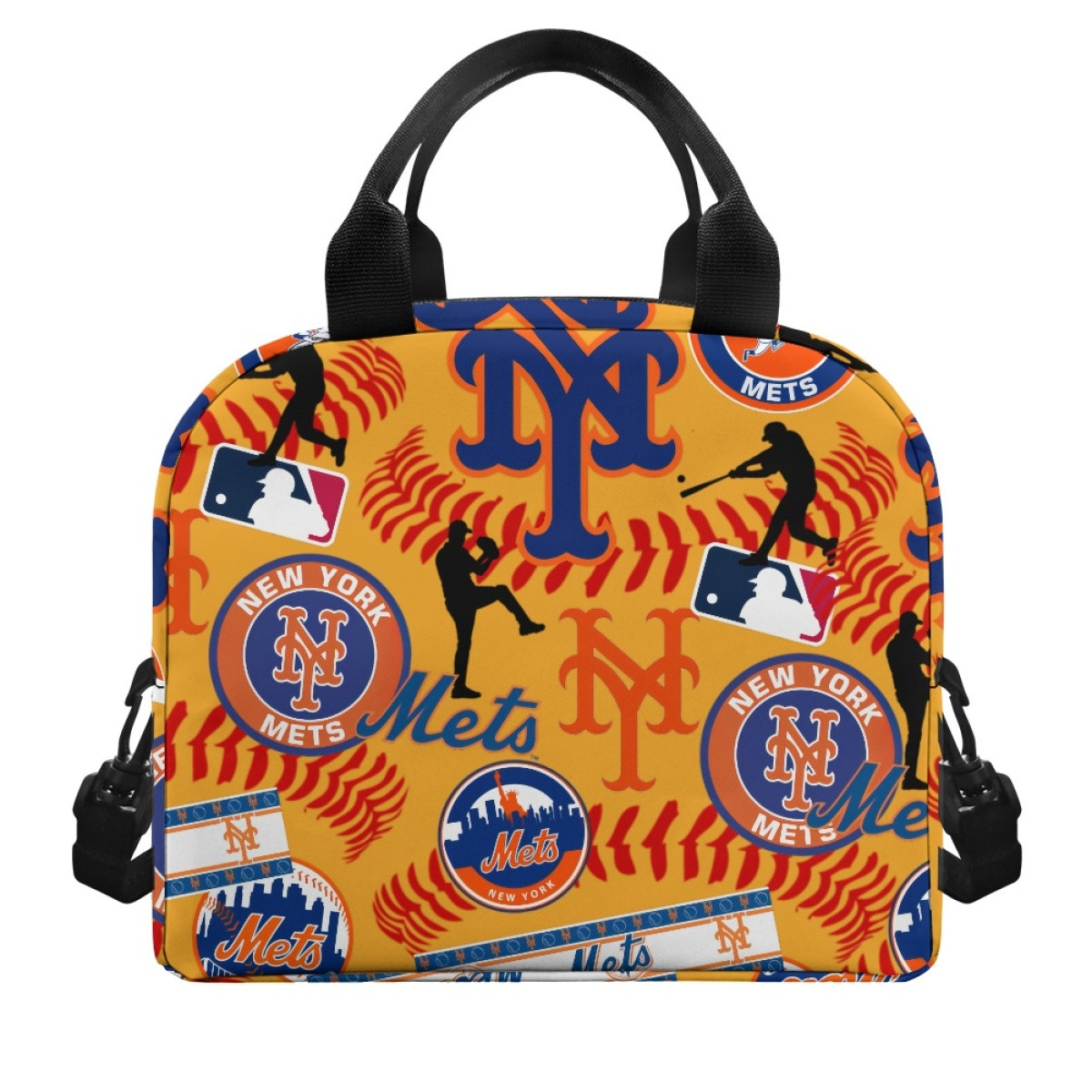 MLB New York Mets Lunch Box - New York Mets Mania Collage Logo