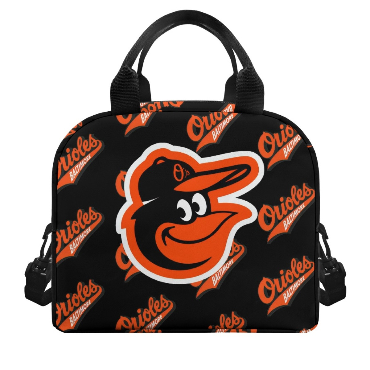 MLB Baltimore Orioles Insulated Lunch Bag Box - Baltimore Orioles Medley Monogram Wordmark