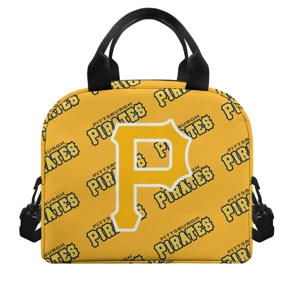 MLB Pittsburgh Pirates Insulated Lunch Bag Box - Pittsburgh Pirates Medley Monogram Wordmark