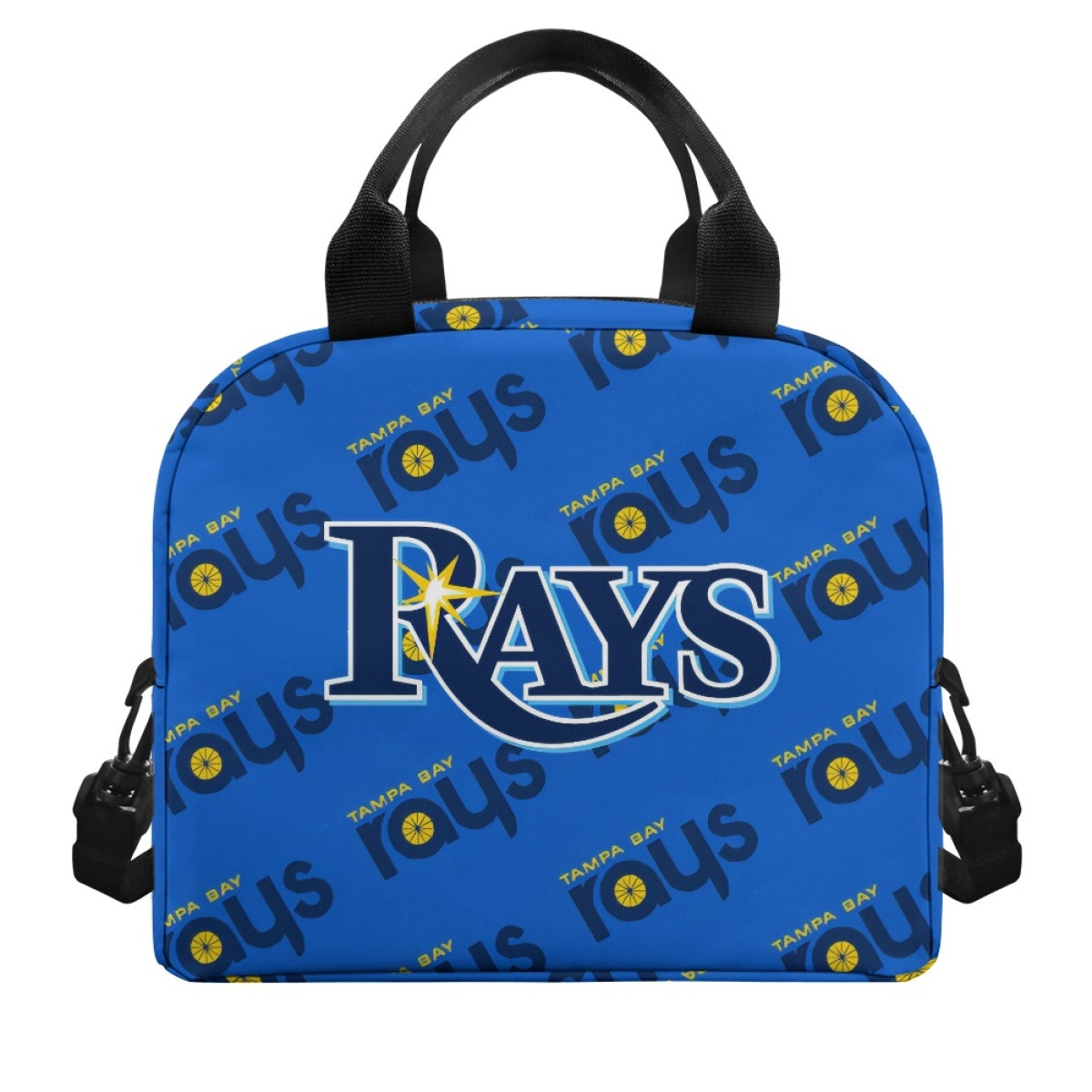 MLB Tampa Bay Rays Insulated Lunch Bag Box - Tampa Bay Rays Medley Monogram Wordmark