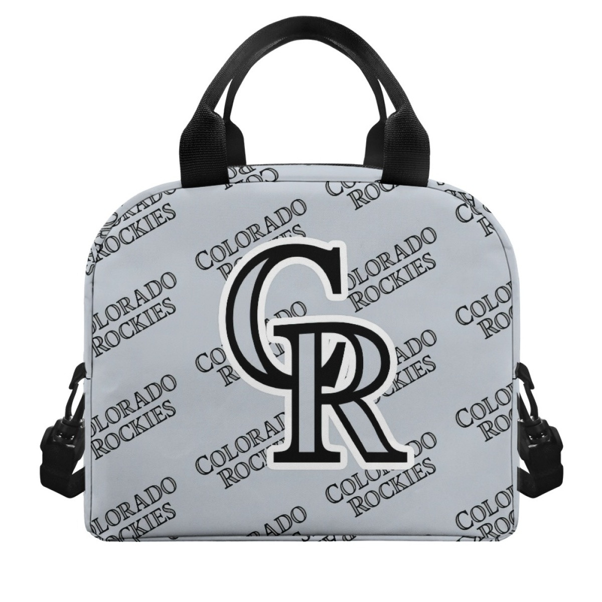 MLB Colorado Rockies Insulated Lunch Bag Box - Colorado Rockies Medley Monogram Wordmark