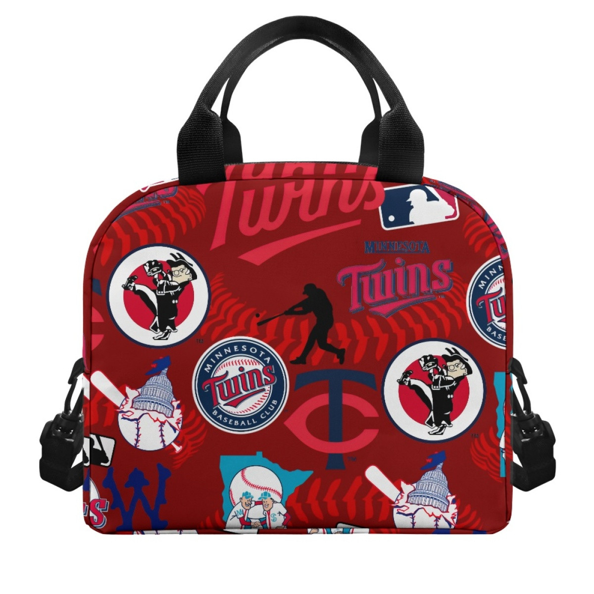 MLB Minnesota Twins Lunch Box - Minnesota Twins Mania Collage Logo