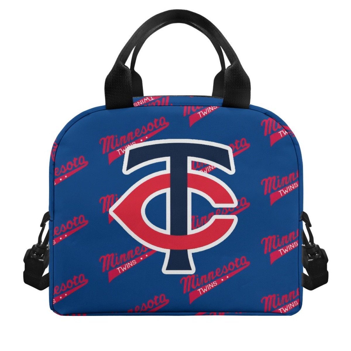 MLB Minnesota Twins Insulated Lunch Bag Box - Minnesota Twins Medley Monogram Wordmark