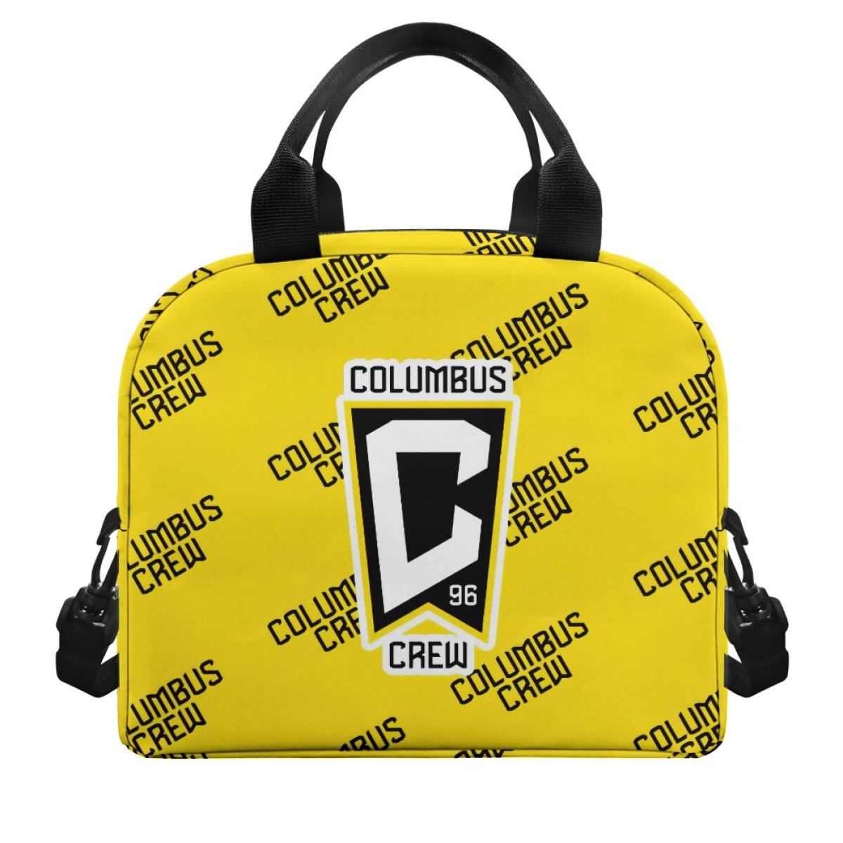 MLS Columbus Crew Insulated Lunch Bag Box - Columbus Crew Soccer Club Medley Monogram Wordmark