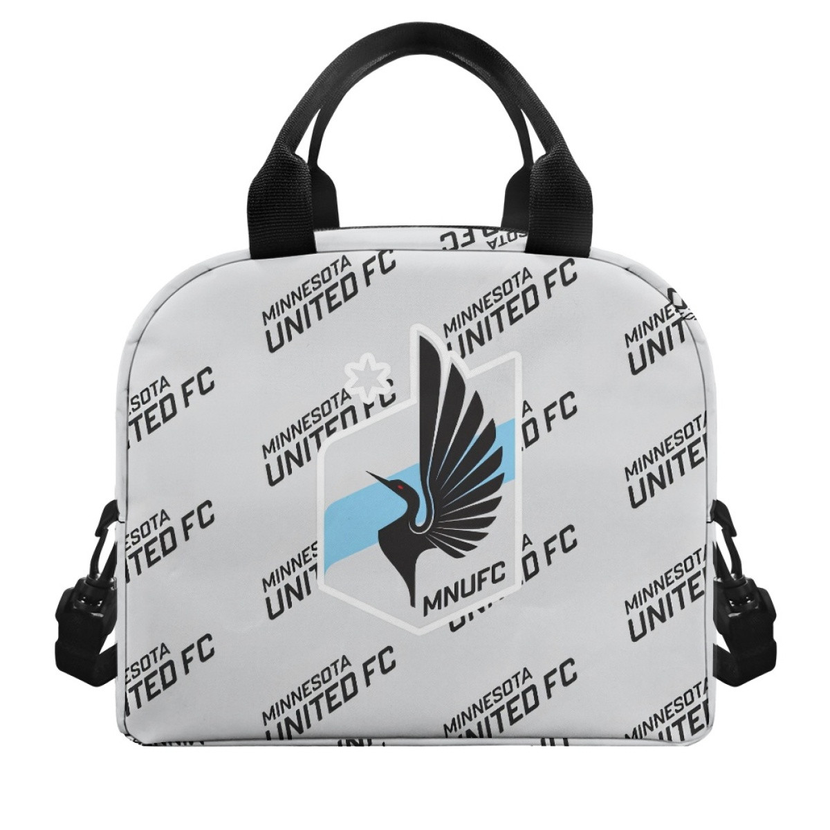 MLS Minnesota United FC Insulated Lunch Bag Box - Minnesota United Football Club Medley Monogram Wordmark
