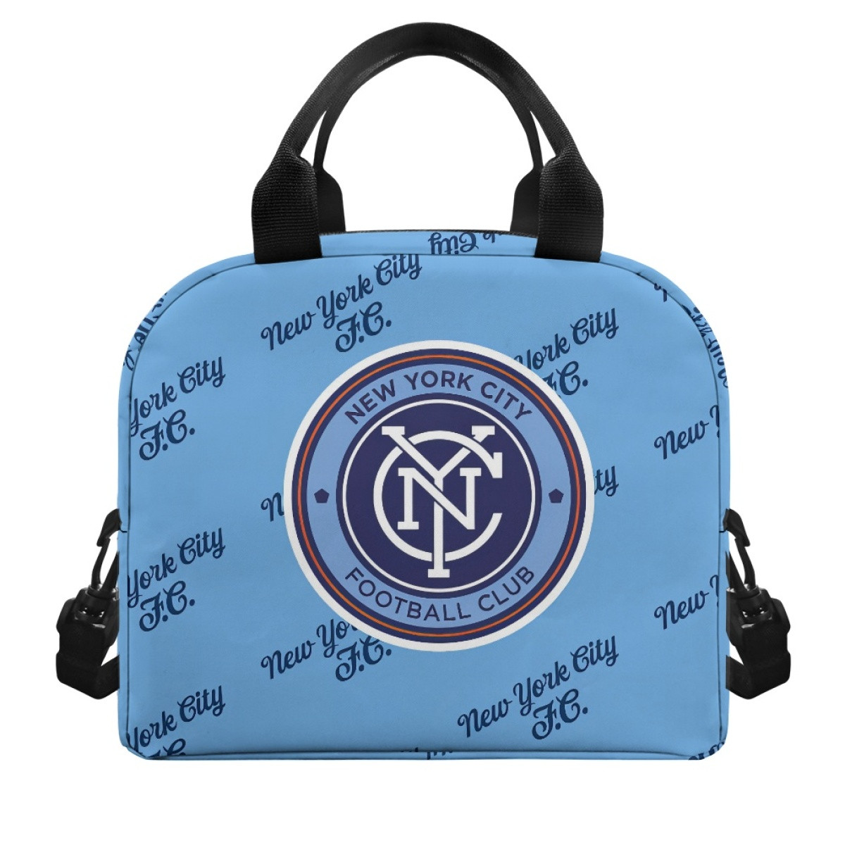 MLS New York City FC Insulated Lunch Bag Box - New York City Football Club Medley Monogram Wordmark