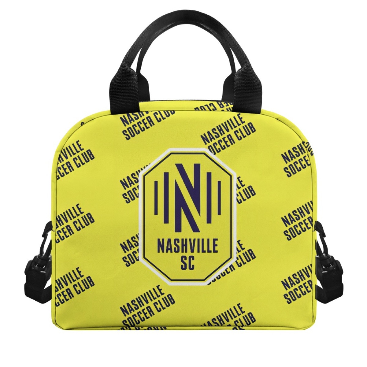 MLS Nashville SC Insulated Lunch Bag Box - Nashville Soccer Club Medley Monogram Wordmark