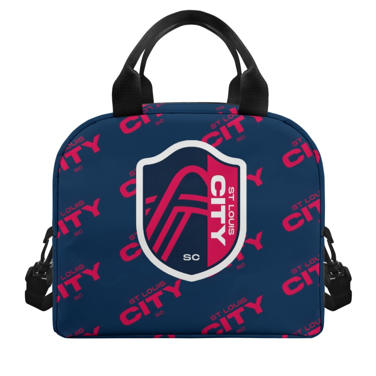 MLS St. Louis City SC Insulated Lunch Bag Box - St. Louis City Soccer Club Medley Monogram Wordmark