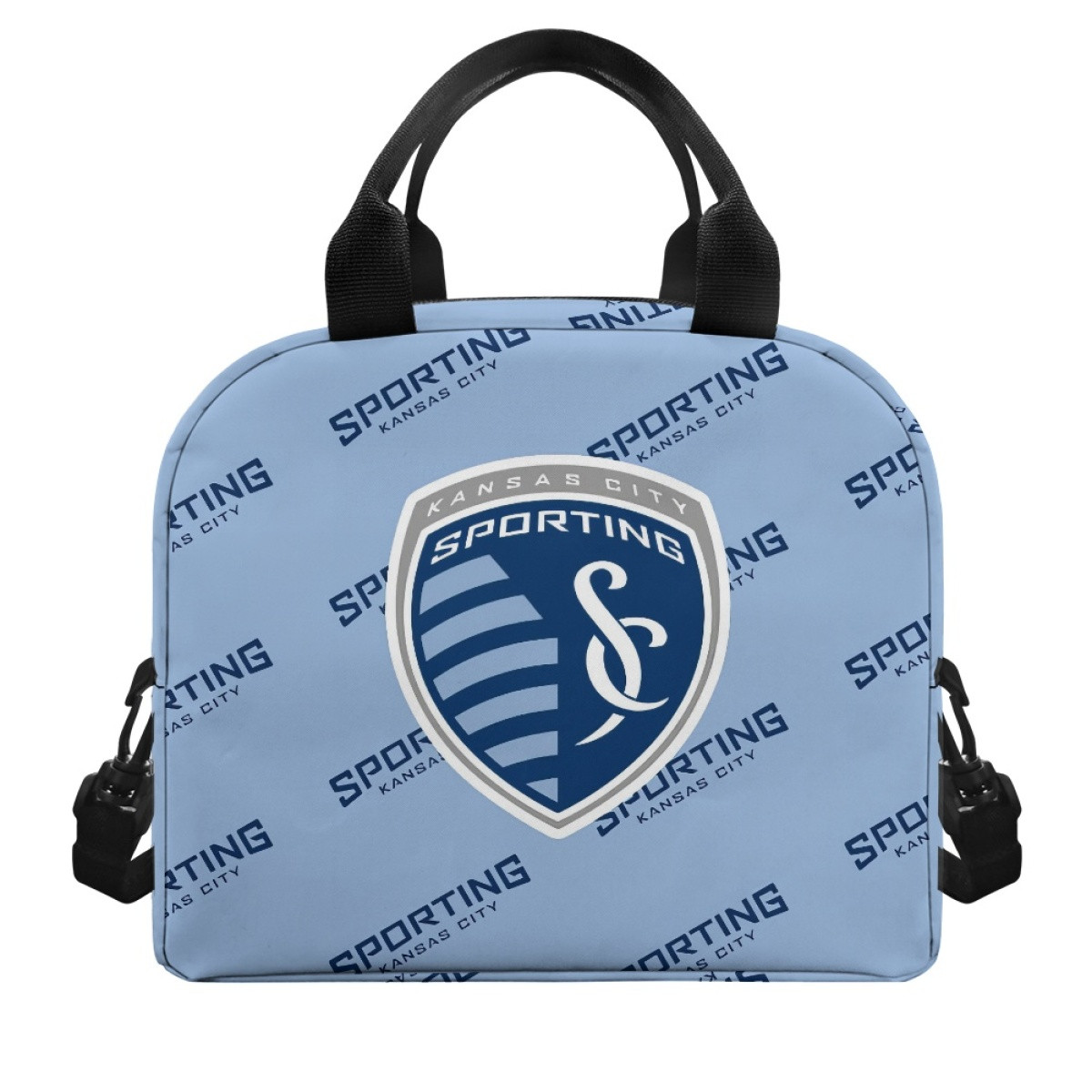 MLS Sporting Kansas City Insulated Lunch Bag Box - Sporting Kansas City Medley Monogram Wordmark