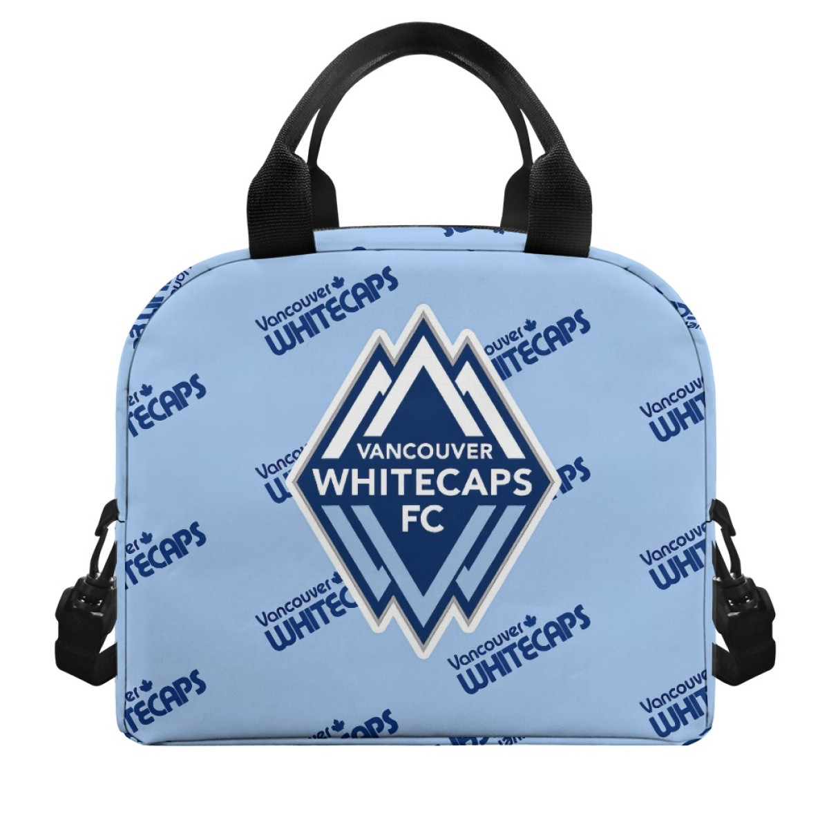 MLS Vancouver Whitecaps FC Insulated Lunch Bag Box - Vancouver Whitecaps Medley Monogram Wordmark