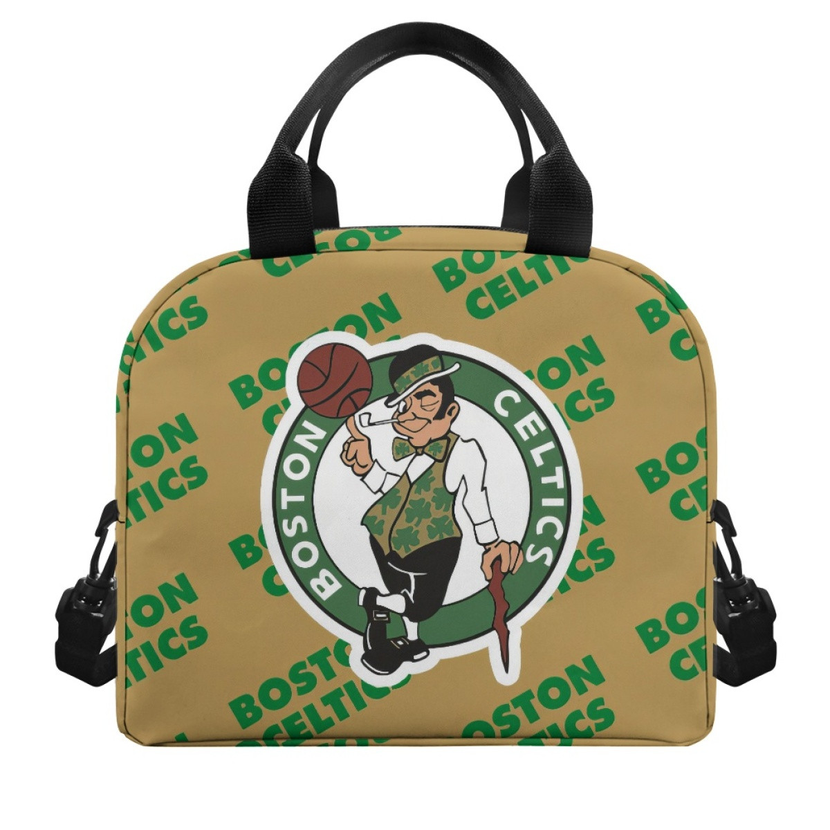 NBA Boston Celtics Insulated Lunch Bag Box - Boston Celtics Medley Monogram Wordmark