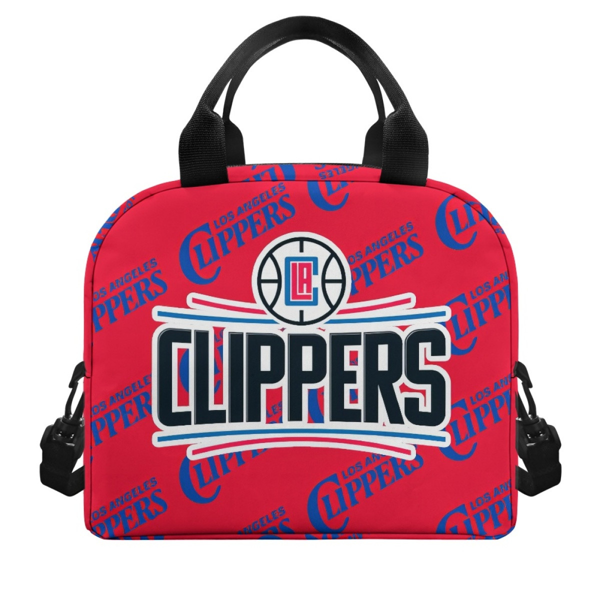 NBA Los Angeles Clippers Insulated Lunch Bag Box - Los Angeles Clippers Medley Monogram Wordmark