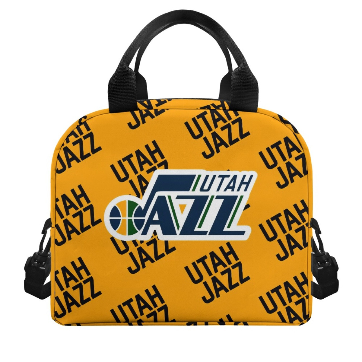 NBA Utah Jazz Insulated Lunch Bag Box - Utah Jazz Medley Monogram Wordmark