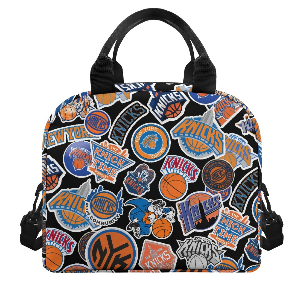 NBA New York Knicks Insulated Lunch Bag Box - New York Knicks Mania College Logo