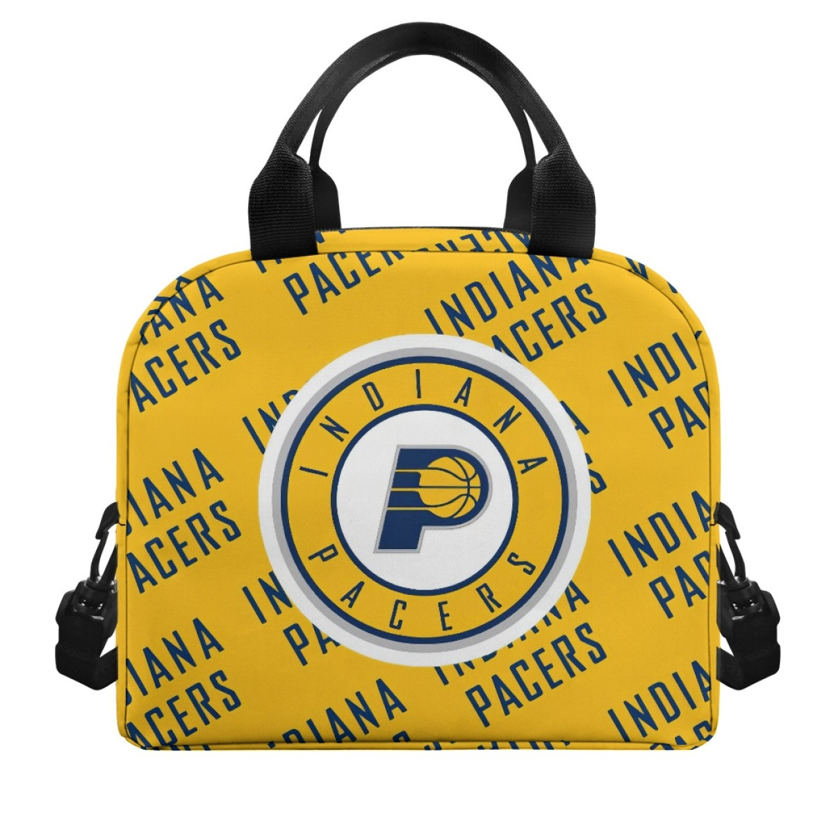 NBA Indiana Pacers Insulated Lunch Bag Box - Indiana Pacers Medley Monogram Wordmark