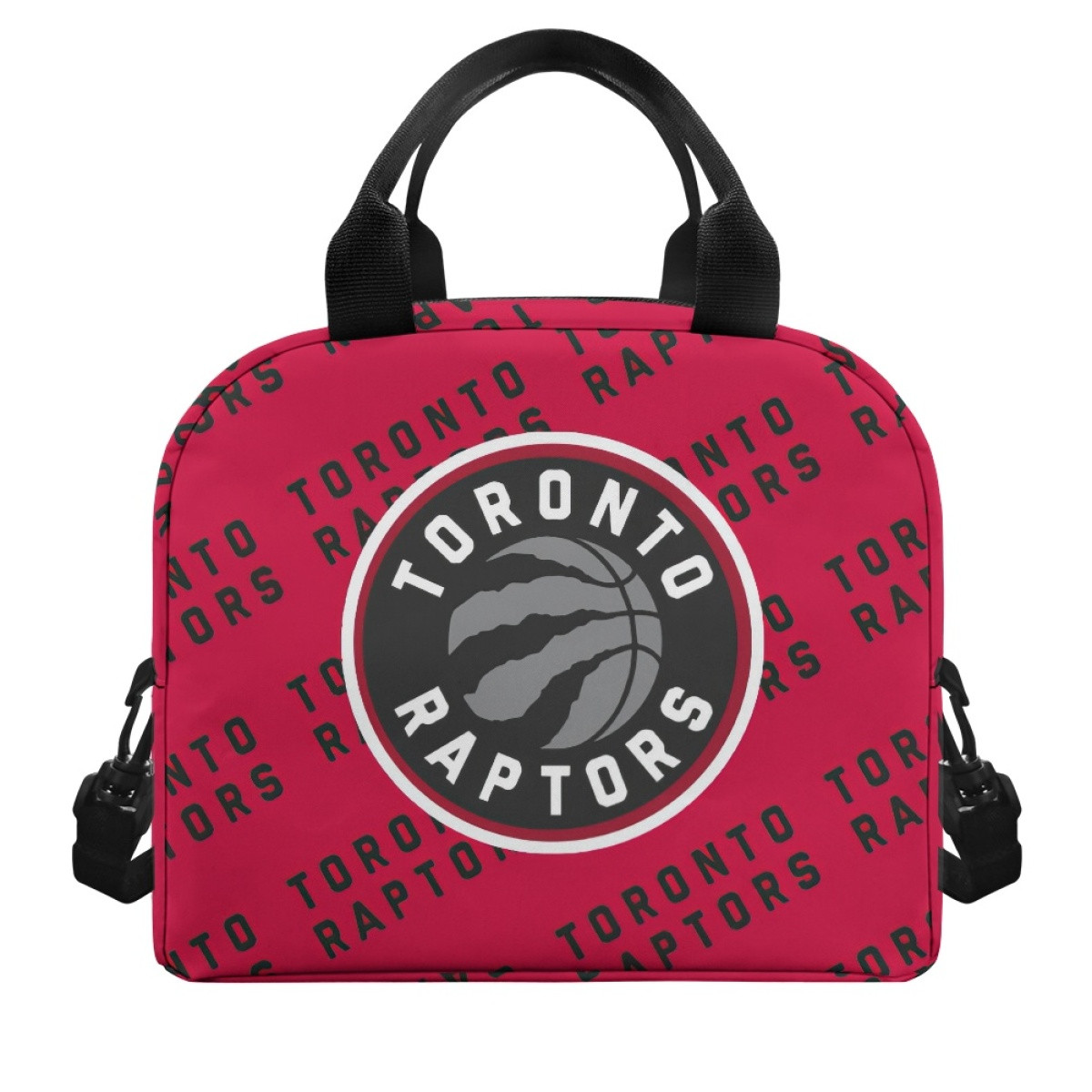 NBA Toronto Raptors Insulated Lunch Bag Box - Toronto Raptors Medley Monogram Wordmark