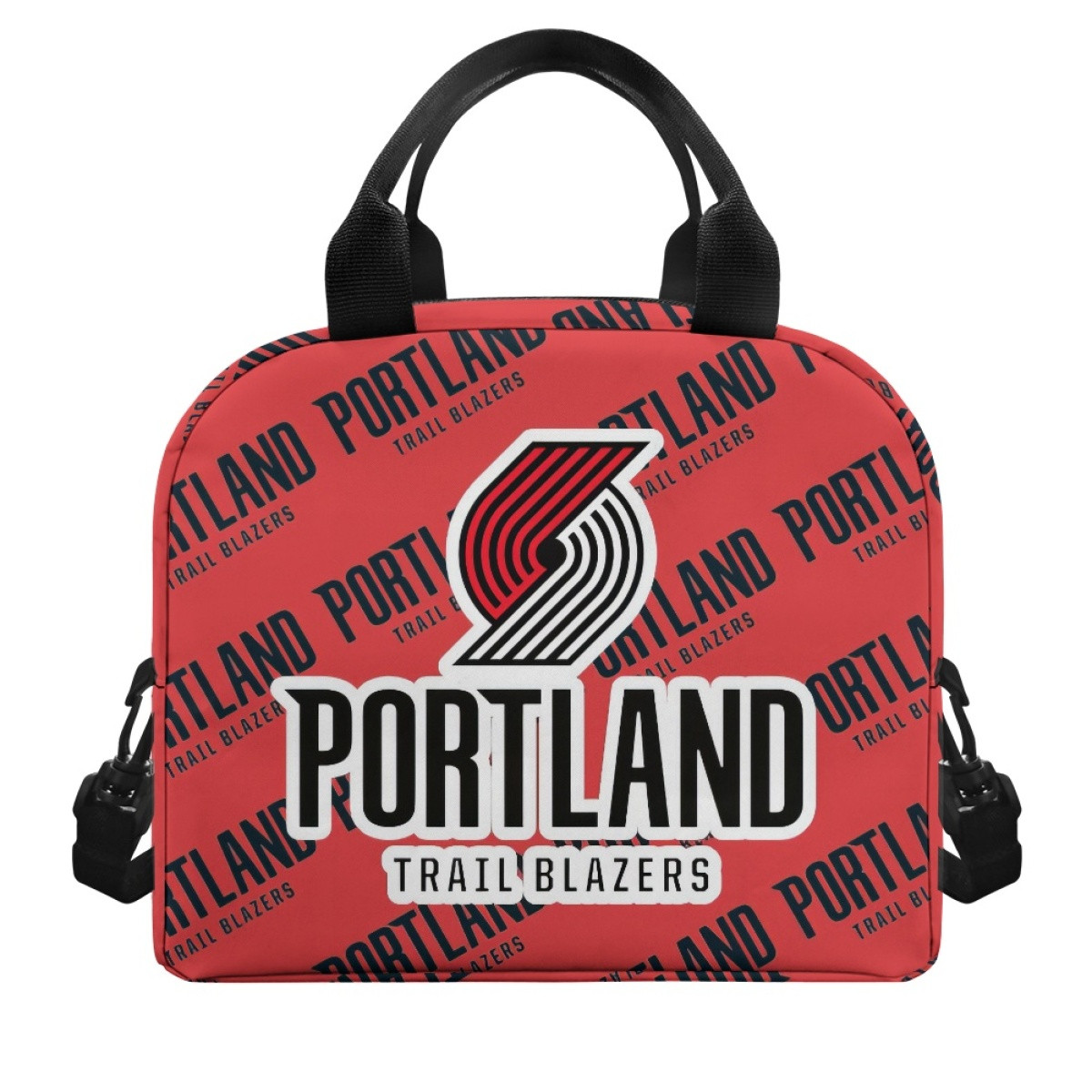 NBA Portland Trail Blazers Insulated Lunch Bag Box - Portland Trail Blazers Monogram Wordmark