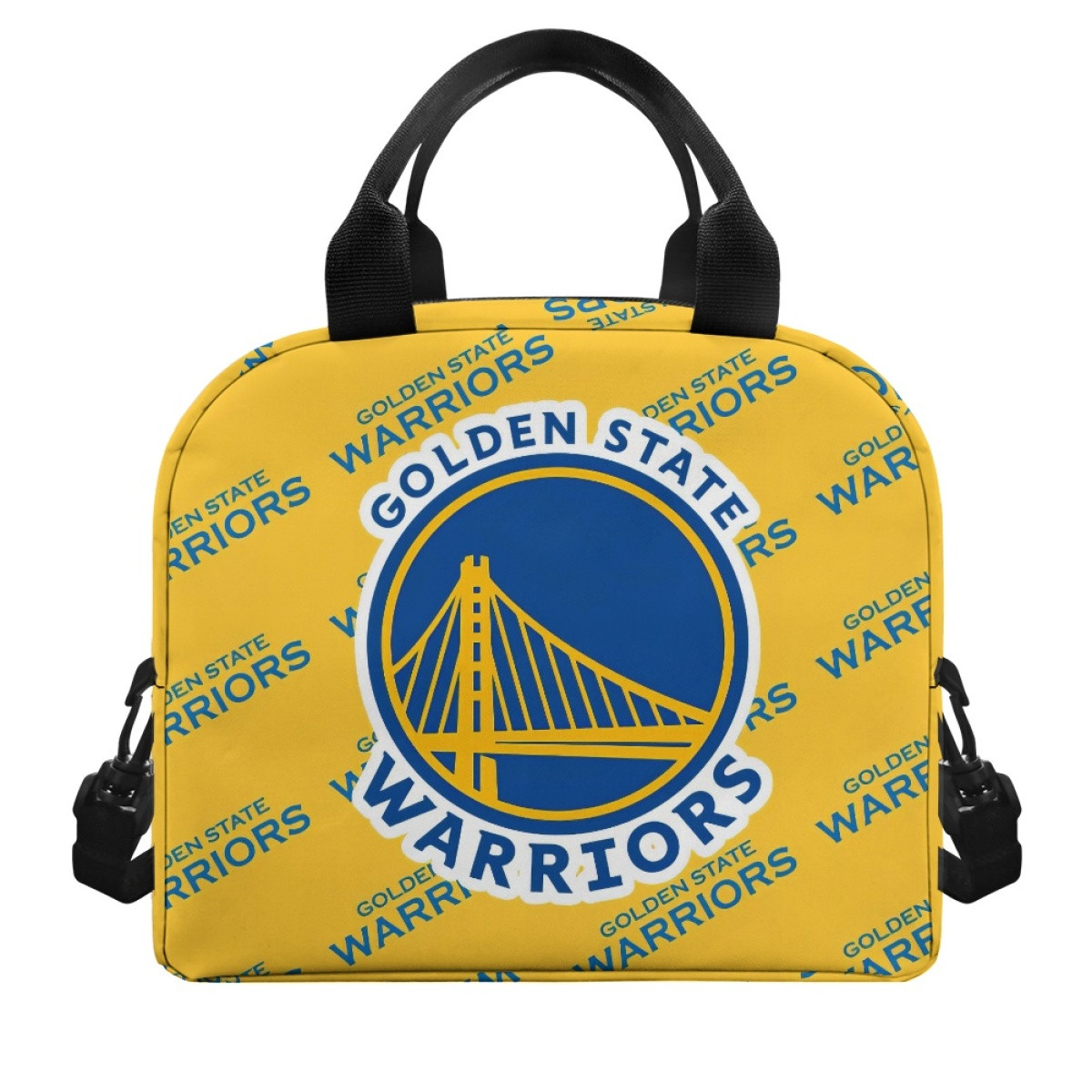 NBA Golden State Warriors Insulated Lunch Bag Box - Golden State Warriors Medley Monogram Wordmark