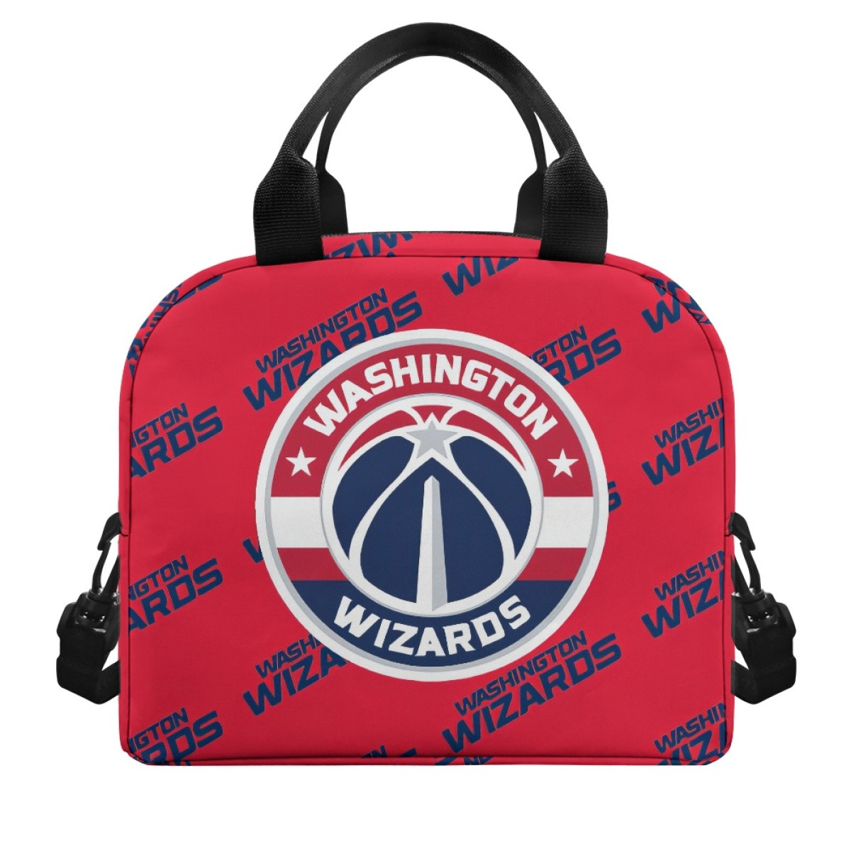 NBA Washington Wizards Insulated Lunch Bag Box - Washington Wizards Medley Monogram Wordmark