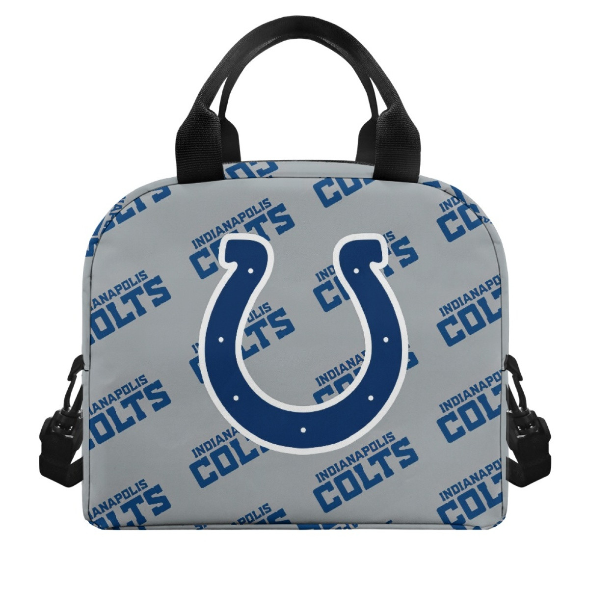 NFL Indianapolis Colts Insulated Lunch Bag Box - Indianapolis Colts Medley Monogram Wordmark