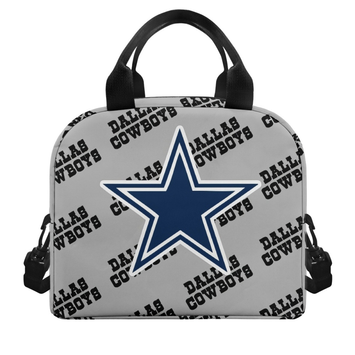 NFL Dallas Cowboys Insulated Lunch Bag Box - Dallas Cowboys Medley Monogram Wordmark
