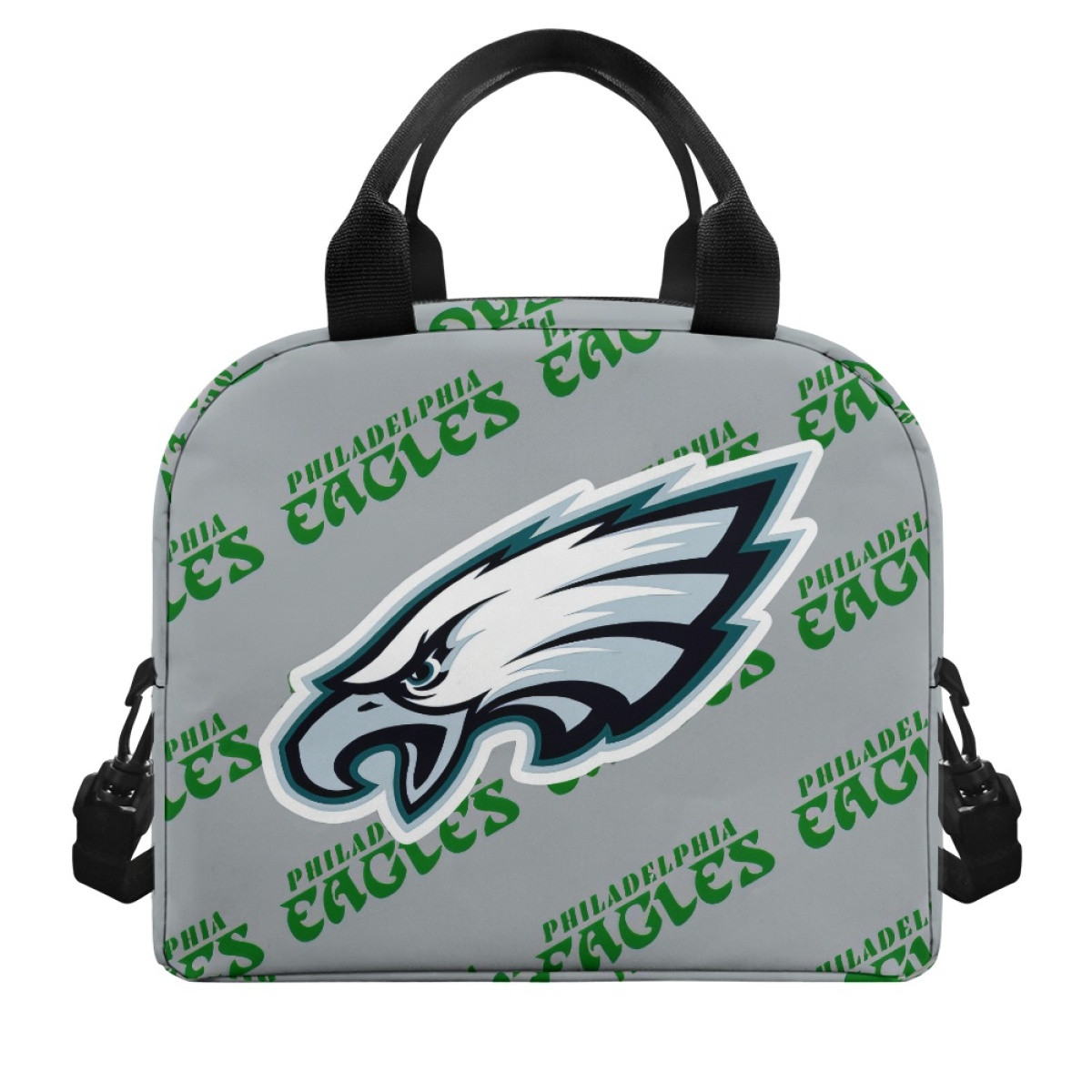 NFL Philadelphia Eagles Insulated Lunch Bag Box - Philadelphia Eagles Medley Monogram Wordmark
