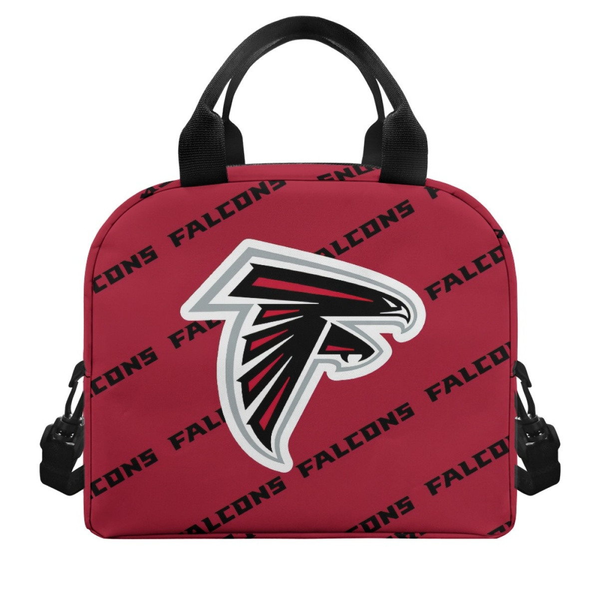 NFL Atlanta Falcons Insulated Lunch Bag Box - Atlanta Falcons Medley Monogram Wordmark